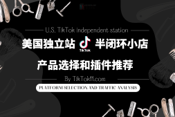 TikTok美国独立站半闭环小店教程之产品选择和插件推荐