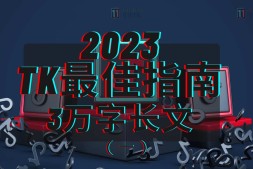3万字长文!TikTok实操指南,新手入局TikTok必看!(一)