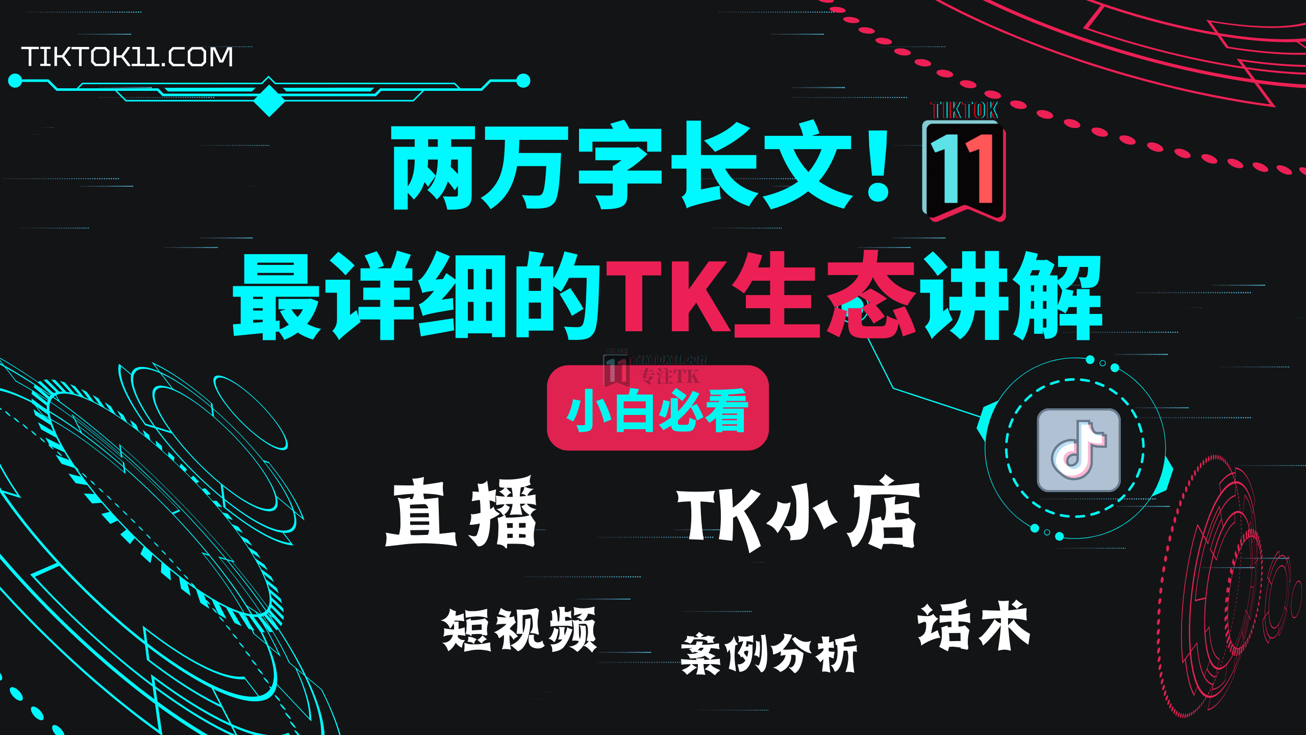 两万字TikTok保姆级教程，带你看透TikTok的生态！